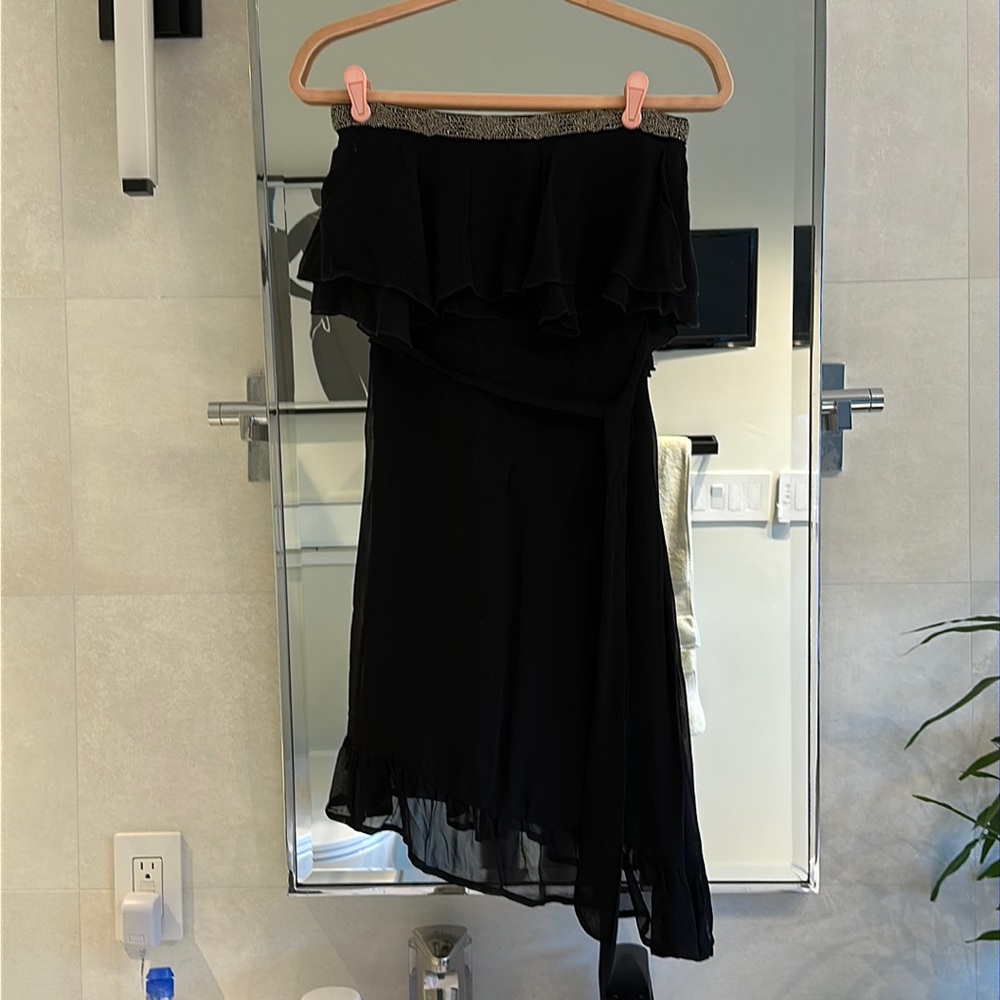 Brand new Chan Liu black strapless dress